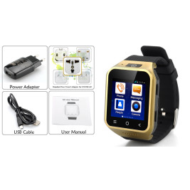 ZGPAX S8 Android 4.4 Smartwatch Phone(Golden)